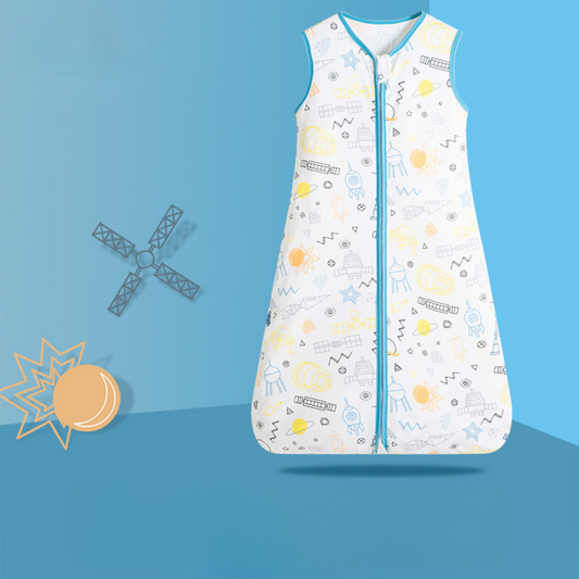 Baby Sleeping Bag for Newborn Baby Wearable Blanket 0.5 Tog Summer 100% Cotton Print Vest Sleep Sack Baby Boys Girls 0-3 Years